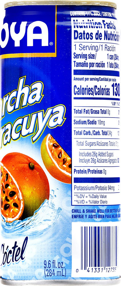 Goya Foods Passion Fruit Cocktail, 9.6 Fl Oz (Pack of 24)