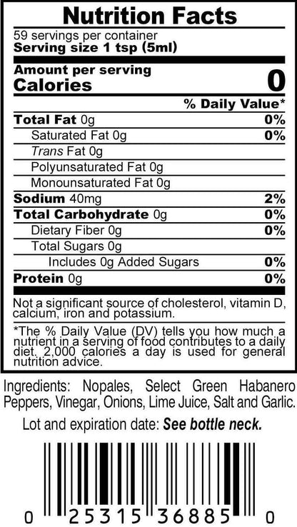 Marie Sharp’s Green Habanero Hot Pepper Sauce, Mild–Medium Heat | All-Natural Belizean Hot Sauce