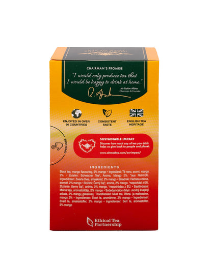 Ahmad Teas - Mango Black Tea 1.4oz - 20 Tea Bags