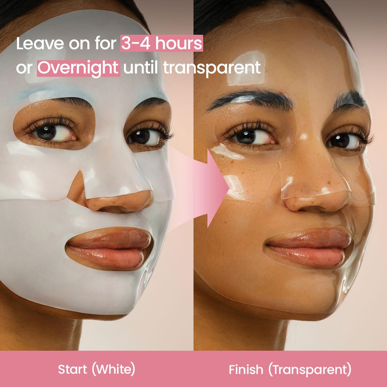 BIODANCE Bio-Collagen Real Deep Mask, Hydrating Overnight Hydrogel Face Mask, Pore Minimizing, Elasticity, Plumping, After Sun Care, Travel Essentials for Women, Korean Skin Care | 1.19oz(34g) x 4ea