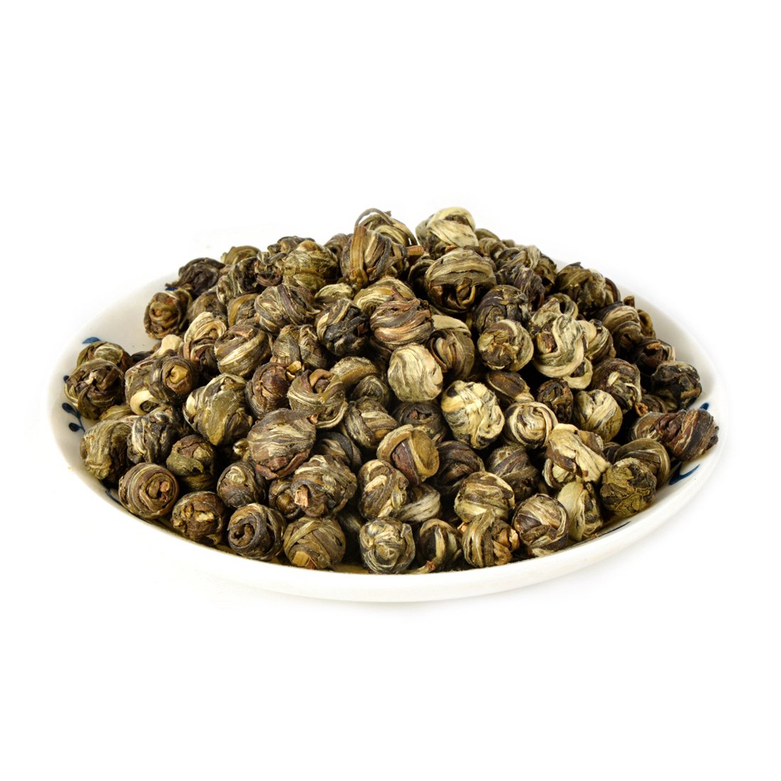 ChaWuWarmSun Jasmine Pearls Tea Dragon Ball,3.5oz/100g,Loose Leaf Green Tea of Chinese