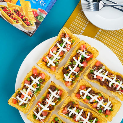 Ortega Taco Dinner Kit, Fiesta Flats Tacos, 12 Count