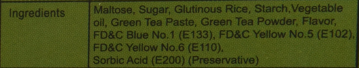 1 X Royal Family Japanese Green Tea Mochi - 7.4 Oz / 210g
