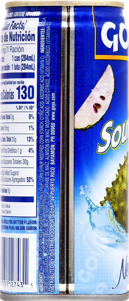 Goya Foods Guanabana Soursop Nectar, 9.6 Fl Oz (Pack of 24)