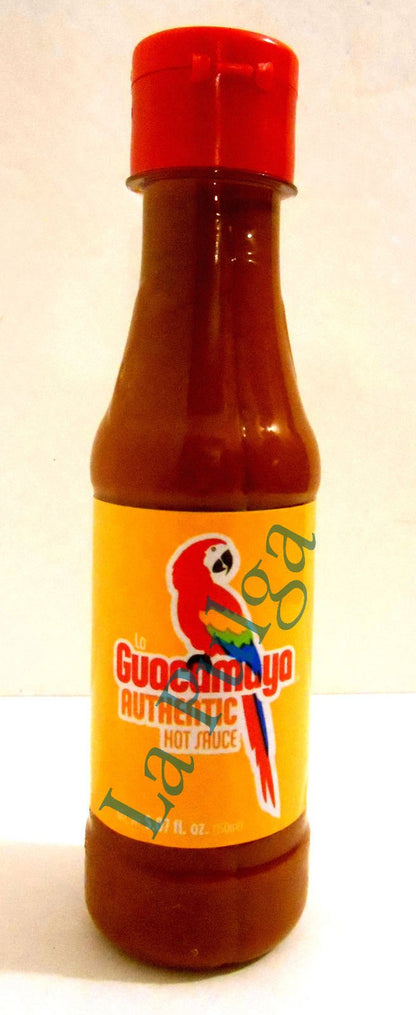 2 - La Guacamaya Authentic Hot Sauce Bottle Mexican Hot Sauce Salsa 5.07 oz Each