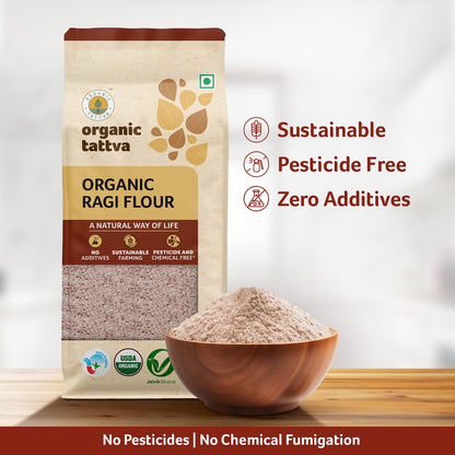 Organic Tattva Ragi Flour 1Lb