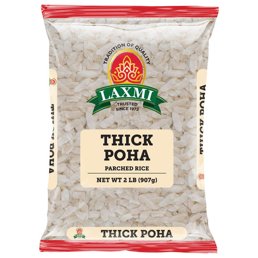 Laxmi Ready-To-Eat Flattened Thick Poha - 32oz