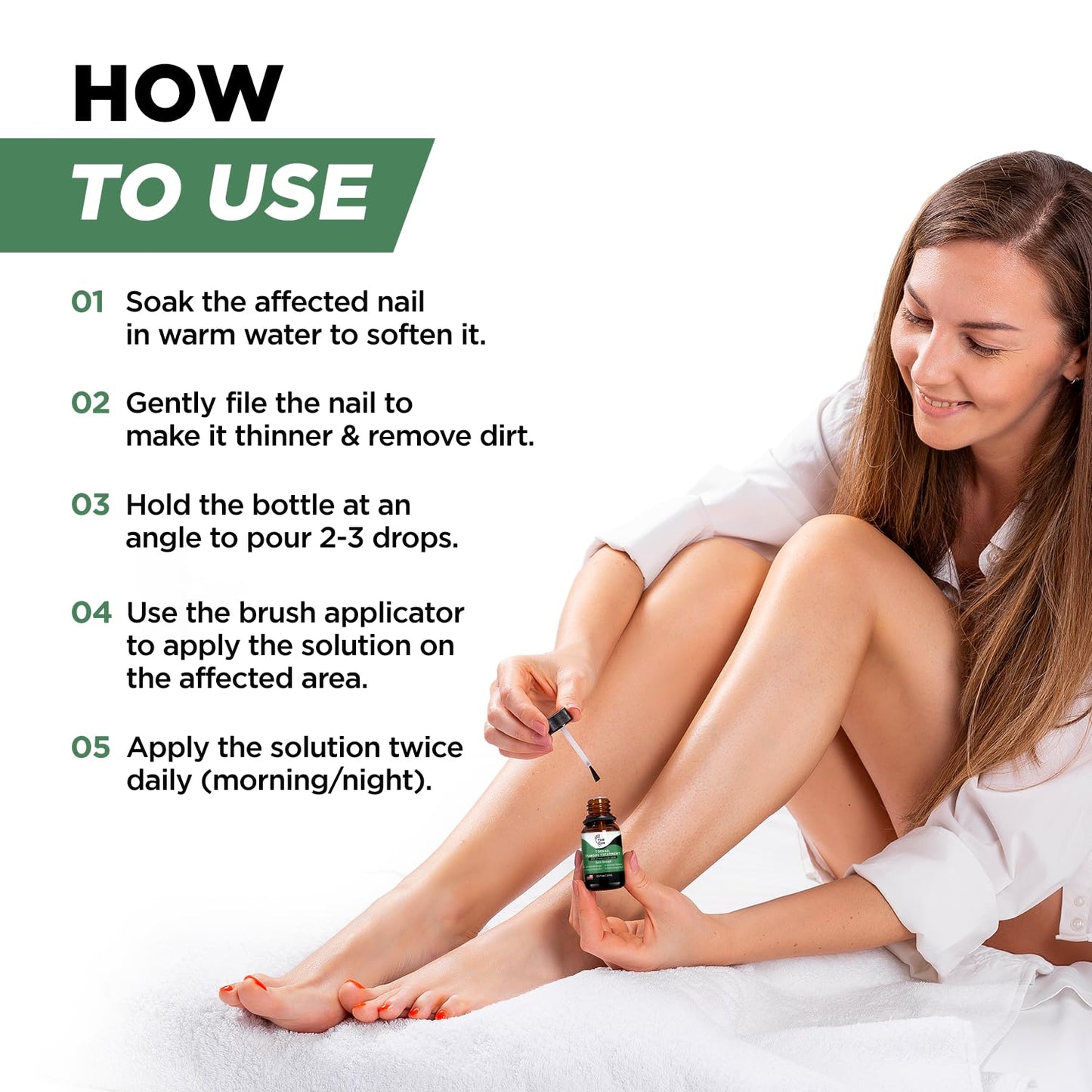 Foot Cure Toenail Fungus Treatment Extra Strength – Athletes Foot Treatment for Toenails, Restorative Nail Repair for Damaged Nails, Toenail Softener with Tea Tree Oil & Oregano Oil - Made in USA
