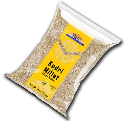 Rani Kodri (Polished Kodo Millet Seeds) Ancient Grains 400g (14oz) ~ All Natural | Gluten Friendly | NON-GMO | Kosher | Vegan | Indian Origin (Varagu/Kodra/Harka)