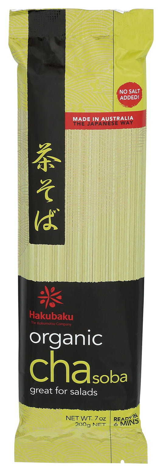 Hakubaku, Noodles Cha Soba Organic, 7 Ounce
