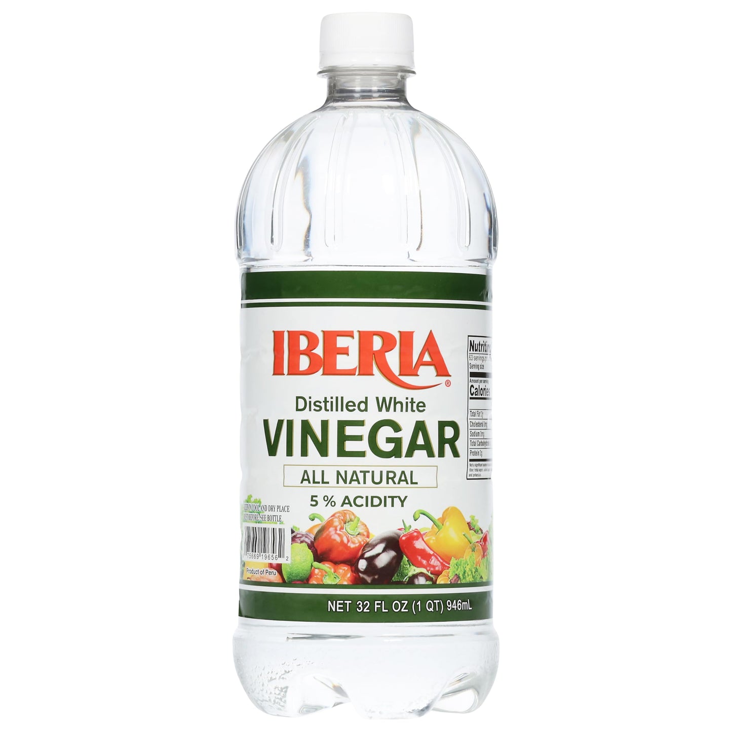 Iberia Distilled White Vinegar, 32 fl oz