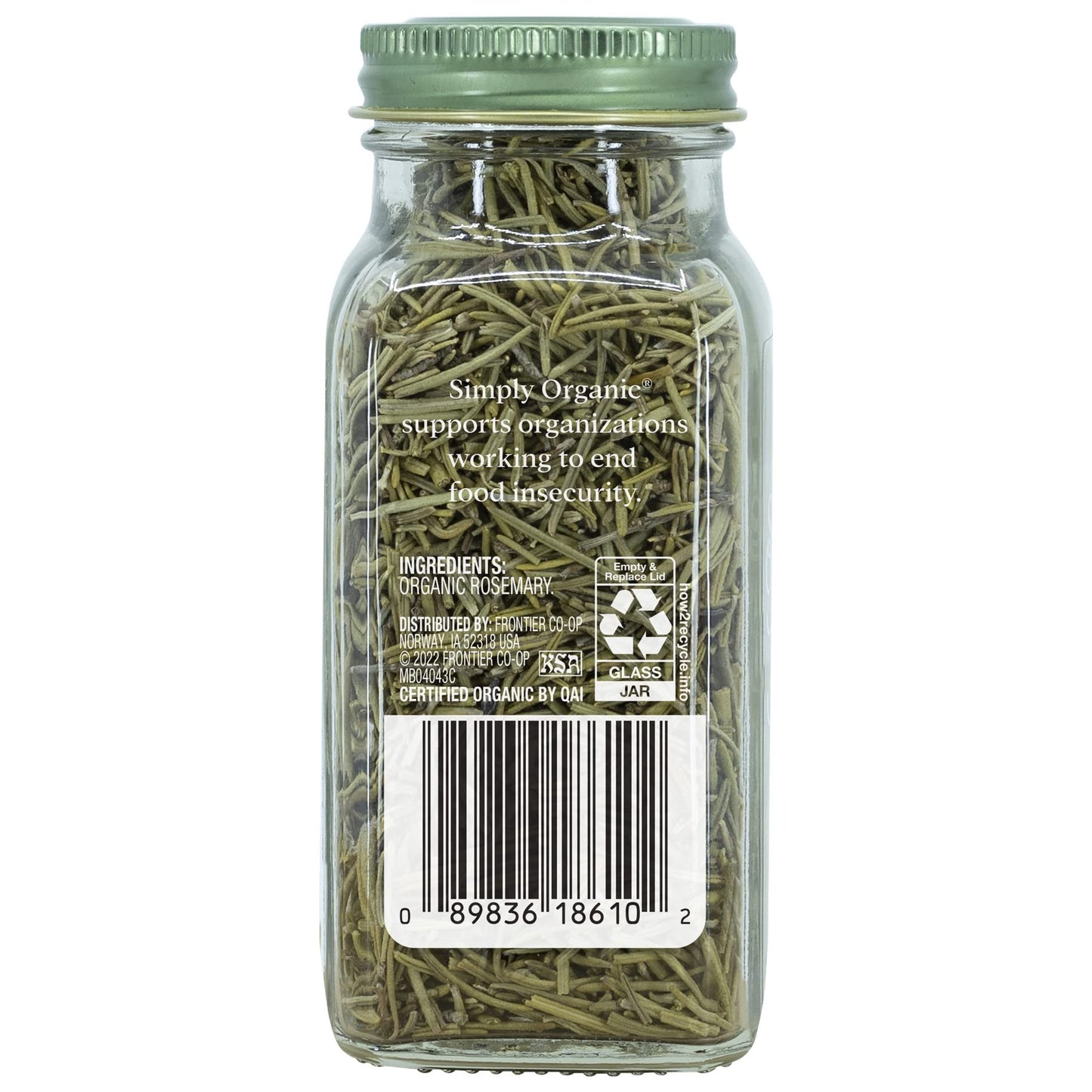Simply Organic Rosemary | Certified Organic | 1.23 oz. (3 Pack)