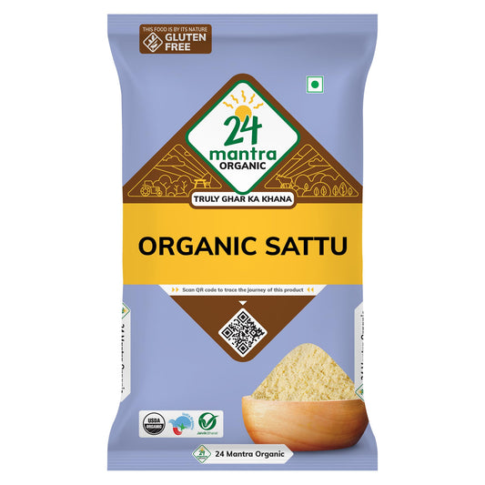 24 Mantra Organic Sattu Atta (500g)