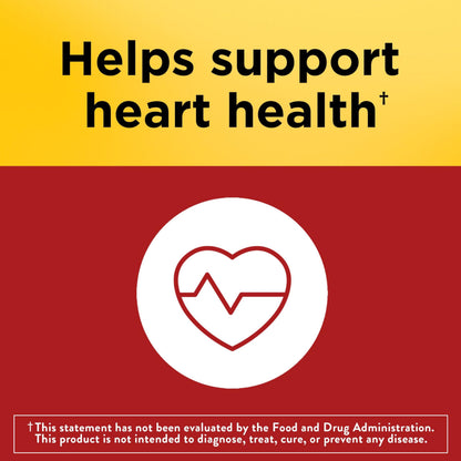Nature Made CoQ10 200mg Softgels, Dietary Supplement for Heart Health Support, 80 Softgels, 80 Day Supply