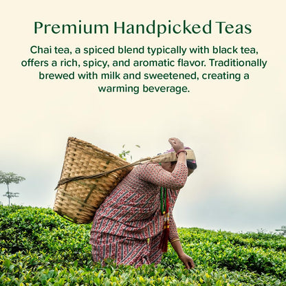 VAHDAM, Assorted Loose Leaf Chai Tea Sampler (10 Flavors, 50+ Servings) | Indian Exotic Masala Chai Tea Blends | Resealable Ziplock Pouch | Vacuum Sealed For Freshness