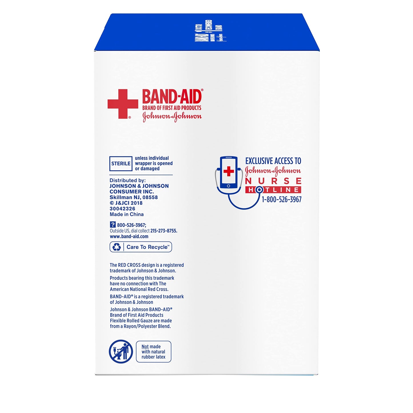 Band-Aid Brand of First Aid Products Flexible Rolled Gauze Dressing for Minor Wound Care, Soft Padding and Instant Absorption, 3 Inches by 2.1 Yards, Value Pack 5 ct