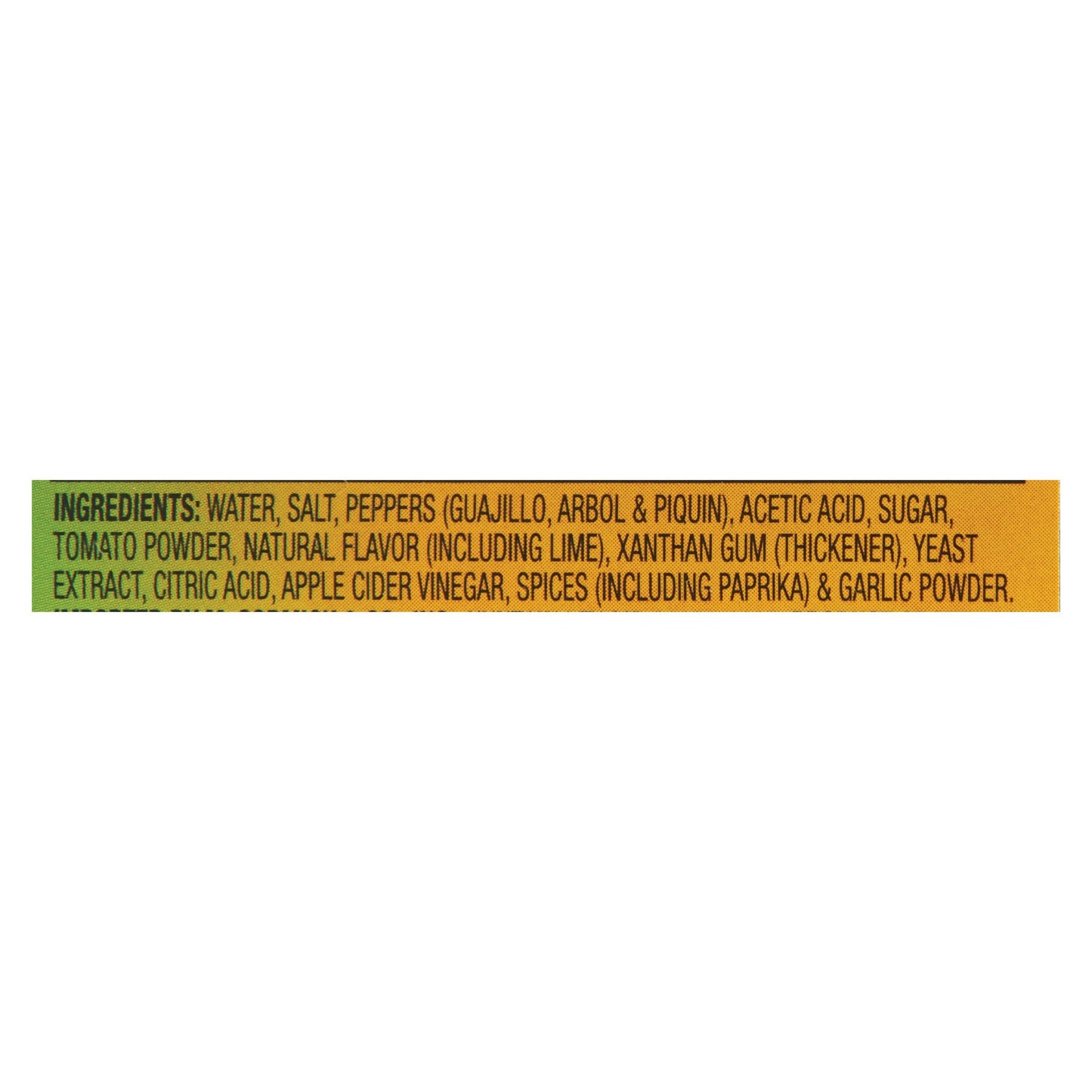 Cholula, Hot Sauce Lime, 5 Fl Oz