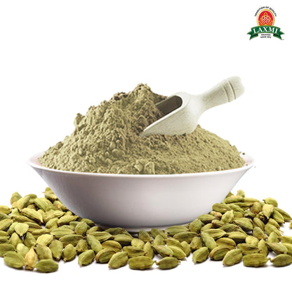 Laxmi Ground Cardamom Powder, Traditional Indian Cooking Spices - 3.5oz
