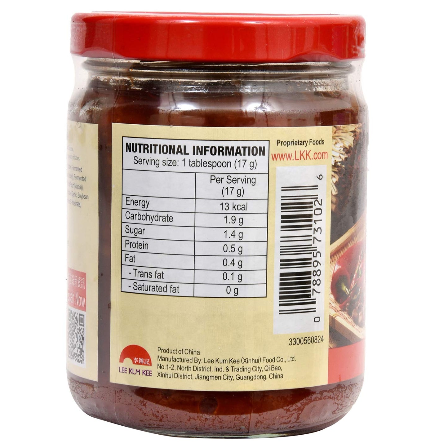 Lee Kum Kee Chili Bean Sauce (Toban Djan), 8-Ounce Jars (Pack of 4)