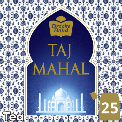 Taj Mahal Brooke Bond Leaf 25n Tea Bags 50 Grams