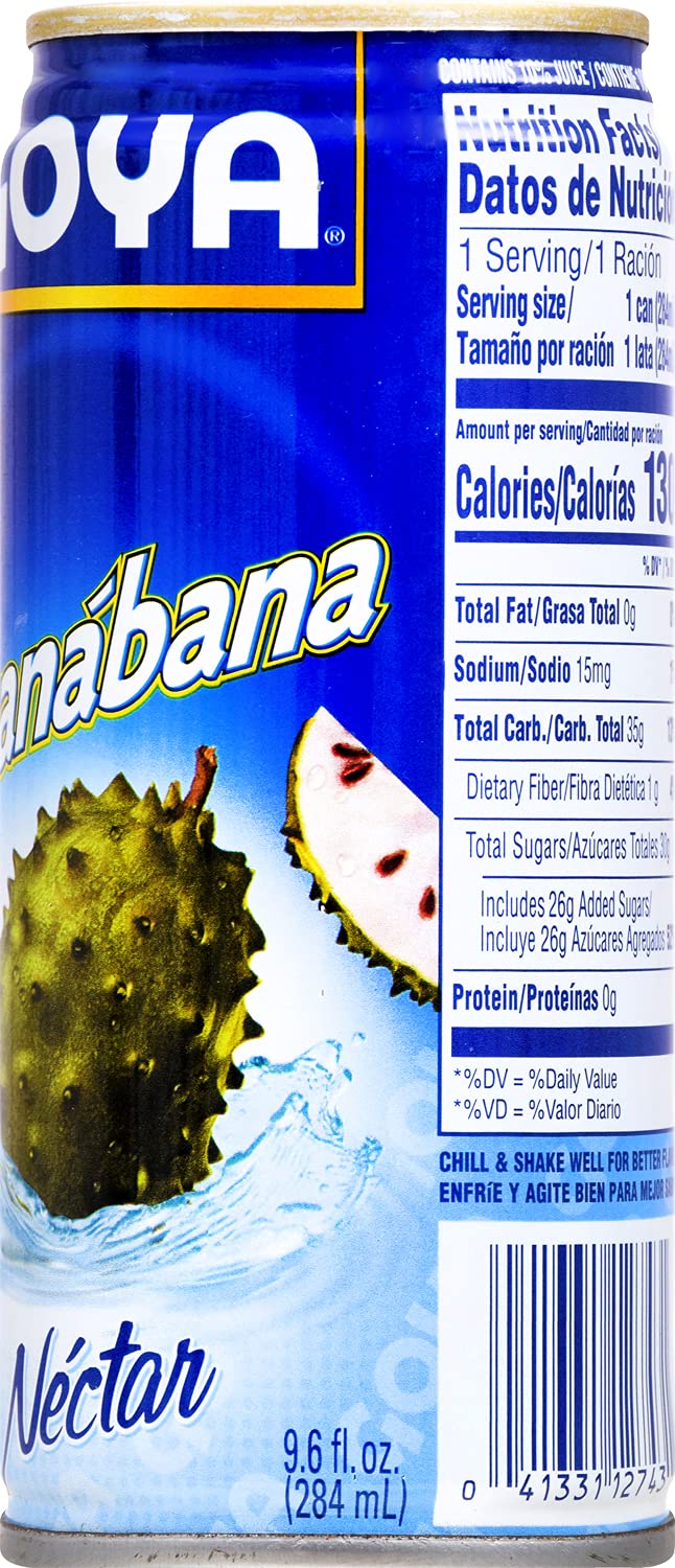 Goya Foods Guanabana Soursop Nectar, 9.6 Fl Oz (Pack of 24)