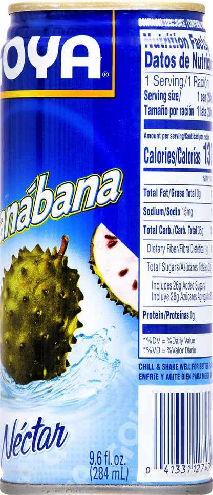Goya Foods Guanabana Soursop Nectar, 9.6 Fl Oz (Pack of 24)