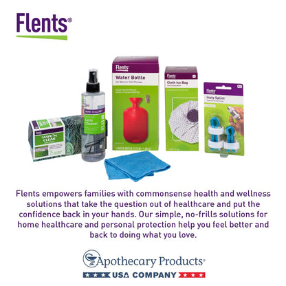 Flents Eye Drop Guide, Easy to Use Accurate Alignment for Waste-Free Eye Care, Reusable Eye Drop Guide Aid for Children and Seniors, Suitable with Most Eye Drop Bottles, Blue