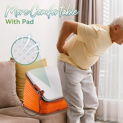 Seat Assist Lifting Cushion for Elderly with Pad, Chair Lift Assist Devices for Seniors Adults with 220lb Weight Capacity Lifting Angle Up to 35°, Portable seat Lift with Button Control