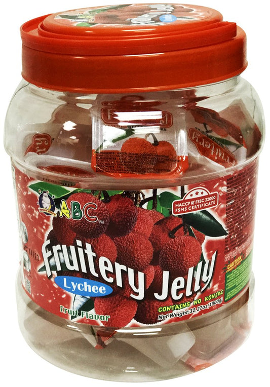 荔枝果凍 ABC Fat free Fruitery Fruit Jelly -Lychee (32.37 oz)