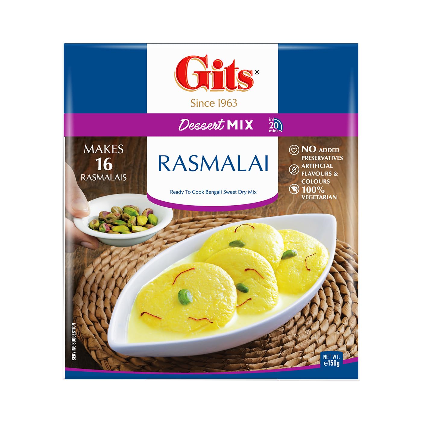 Gits Rasmalai Mix - 125g