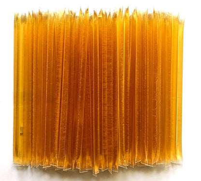 Homestead Honey Native Sticks 100 Count - Pure Wildflower - Individual Packets - Unfiltered Snack for Kids, Hiking, and Tea - Natural, No Additives - 8.25x6x1.25 inches