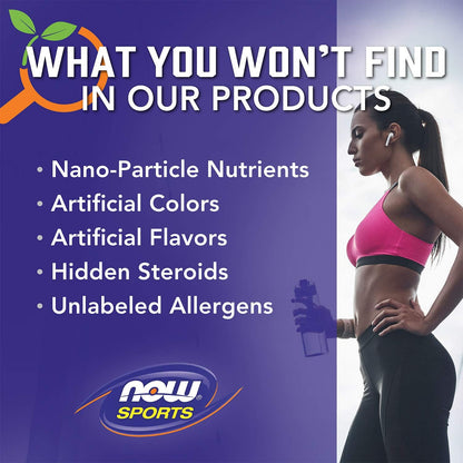NOW Foods Sports Nutrition, Soy Protein Isolate 20 g, 0 Carbs, Unflavored Powder, 2-Pound