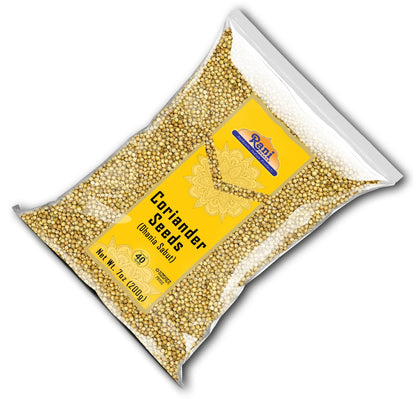 Rani Coriander (Dhania) Seeds Whole, Indian Spice 7oz (200g) ~ All Natural | Gluten Friendly | NON-GMO | Vegan | Indian Origin