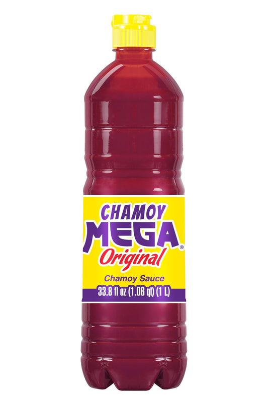 Chamoy Mega Sauce – 33.8 oz Authentic Mexican Chamoy for Fruit, Candy & Drinks – Sweet, Tangy, Salty & Mildly Spicy with a Bold, Classic Mexican Flavor