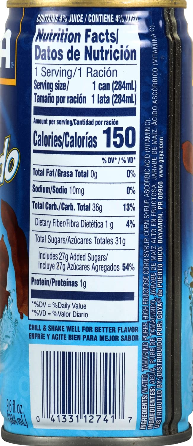 Goya Foods Tamarind Nectar, 9.6 Fl Oz (Pack of 24)