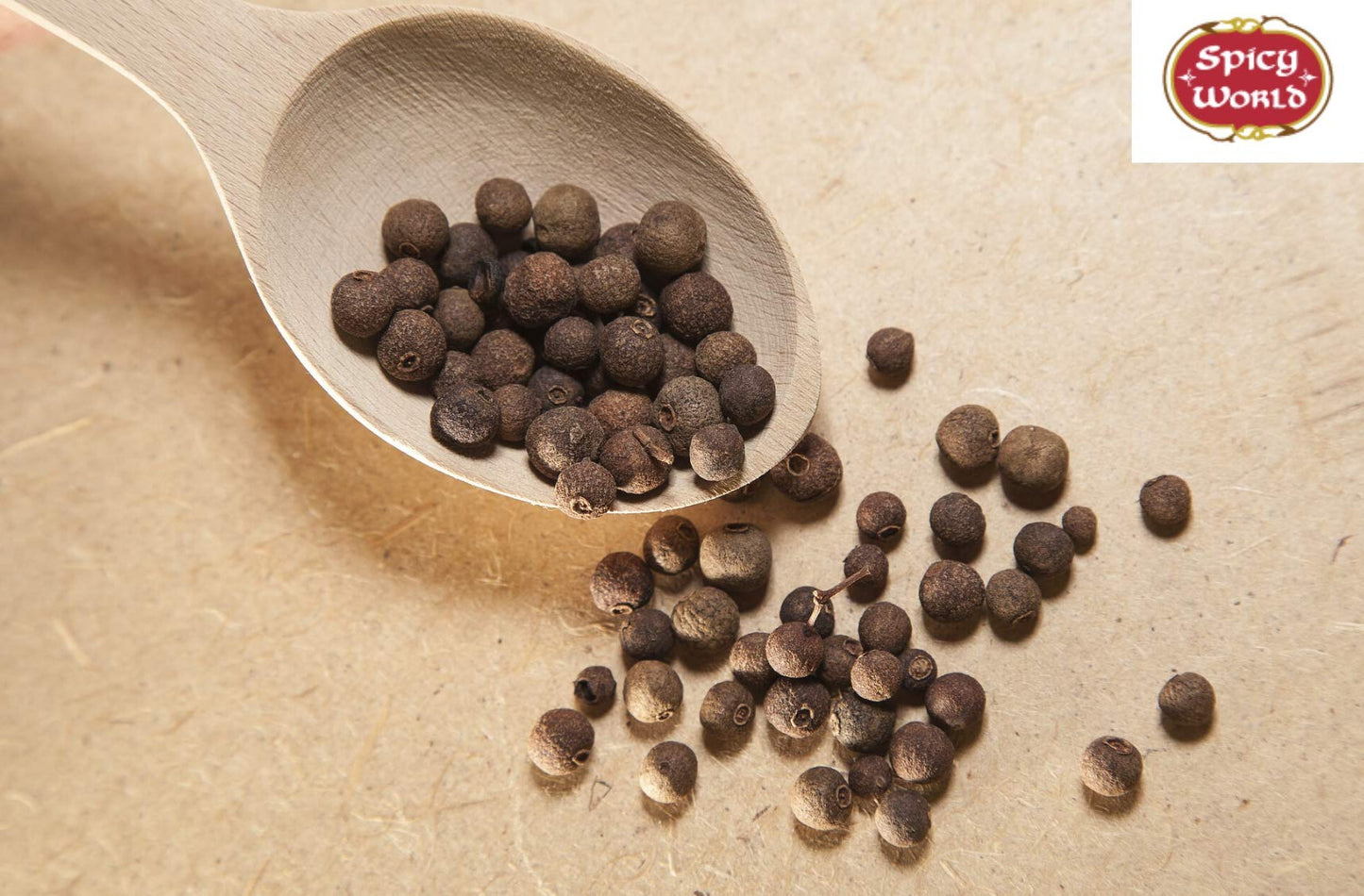 Spicy World Whole Allspice Berries 2oz (57g) – Premium Quality, Natural & Vegan, Aromatic All Spice for Cooking, Baking & Pickling