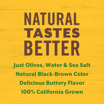 Early California Low-Sodium Medium Ripe Pitted Olives, Pack of 12, 6 oz Cans