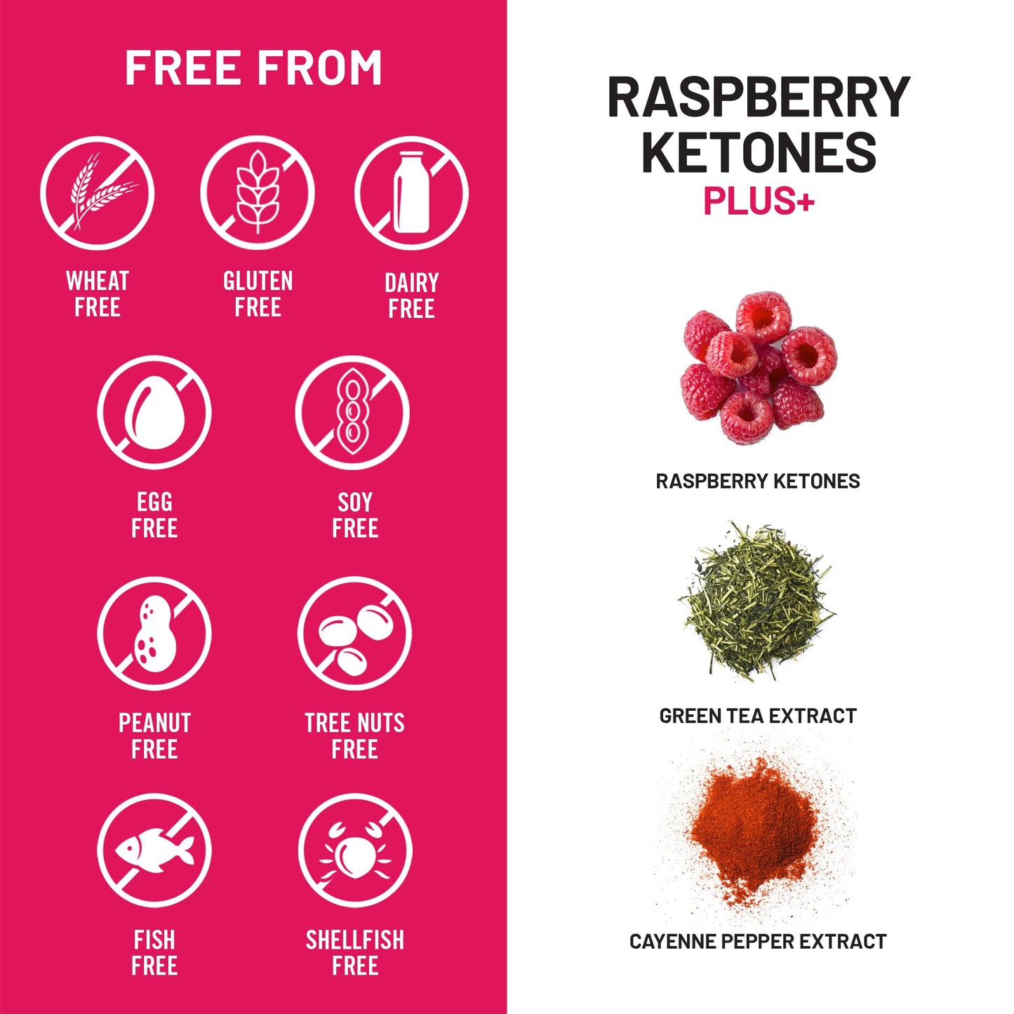 NatureWise Raspberry Ketones Plus with Green Tea Extract, Cayenne Pepper & Acai Berry - Supports Weight Management, Antioxidant Health & Energy Levels - Vegan & Gluten-Free - 120 Capsules