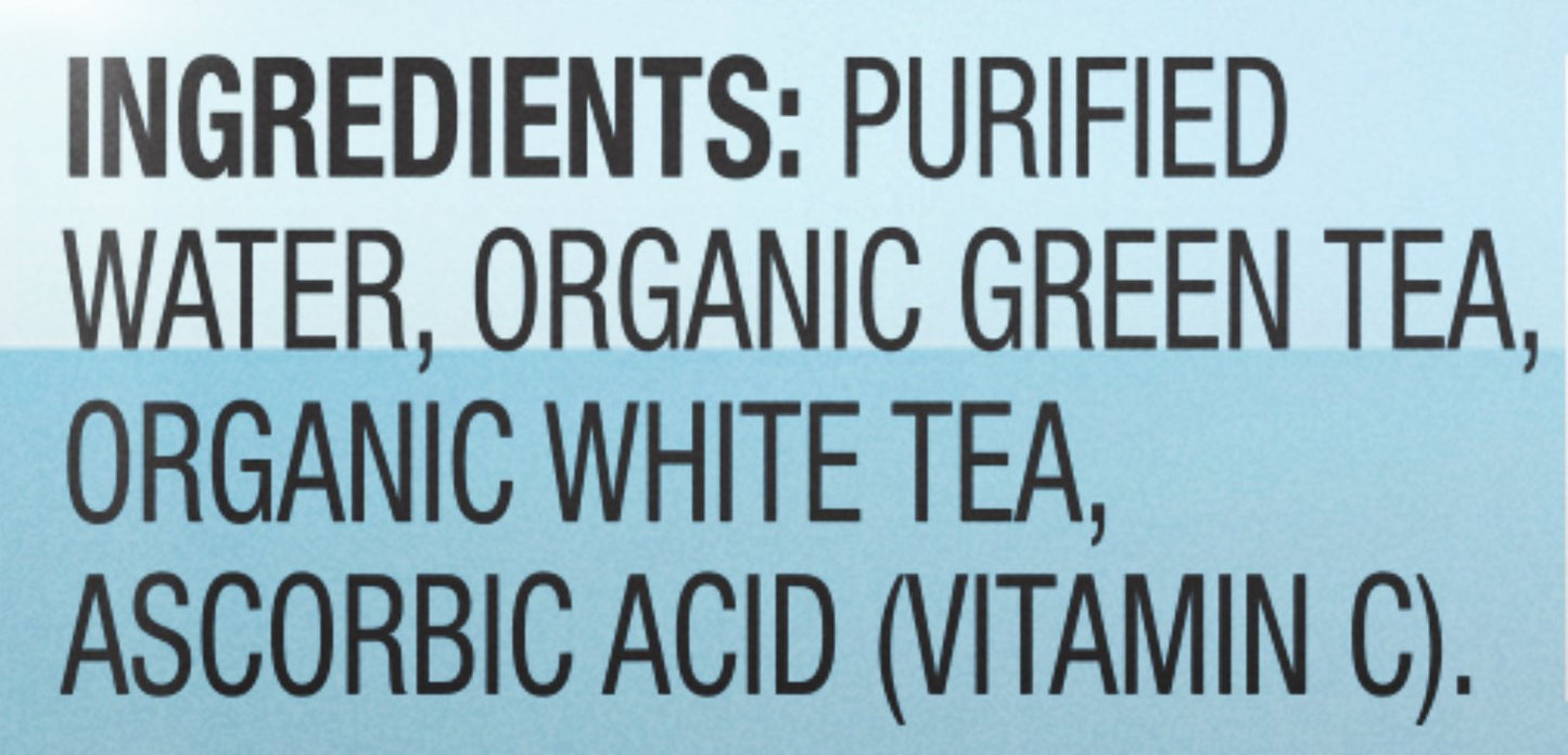Teas' Tea Unsweetened Green White Tea 16.9 Ounce (Pack of 12) Organic, Sugar Free, 0 Calories
