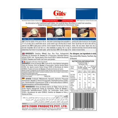 Gits Rava Dosai Mix, 7 Ounce