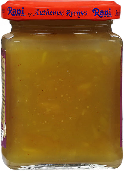 Rani Sweet Mango Chutney (Indian Preserve) 12.3oz (350g) Glass Jar, Ready to eat, Vegan ~ Gluten Free, All Natural, NON-GMO