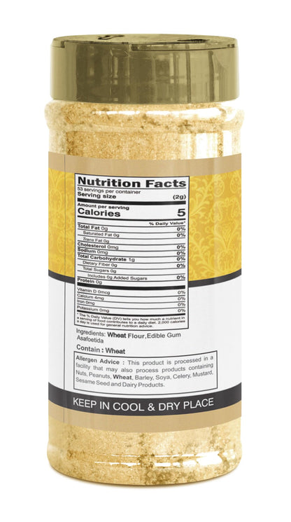 Asafoetida (Hing / Heeng) Ground Powder, 3.75 oz (106g) - All Natural & Non GMO - by Spicy World