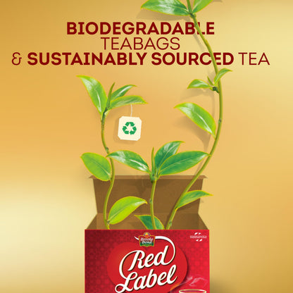 Red Label Tea | Loose Tea | Premium Brooke Bond | Black Tea | Indian Chai | Rich & Refreshing Flavor | Compatible for Chai | 450 Grams (Pack of 1)