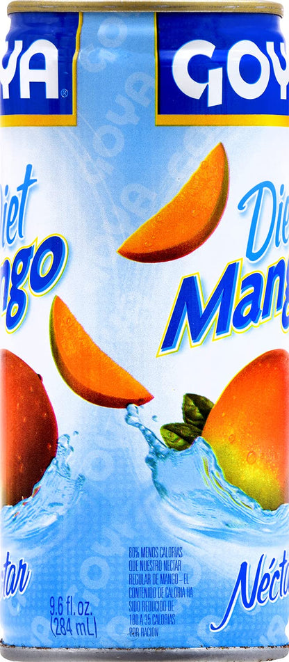 Goya Foods Diet Mango Nectar, 9.6 Fl Oz (Pack of 24)