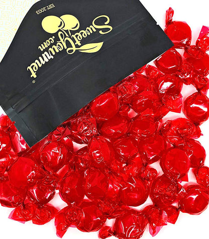 SweetGourmet Cinnamon Discs Hard Candy, Red Wrapper, Bulk Wrapped, Gluten-Free, 2 Pounds
