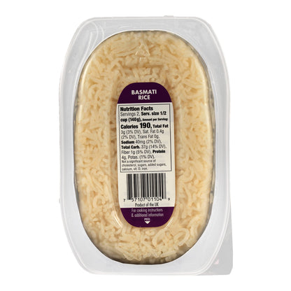 Veetee Basmati Rice - 2 Minute Rice Microwavable Meals - Instant Rice Meals Ready to Eat Gluten Free Precooked Rice - 9.9oz (Pack of 6)