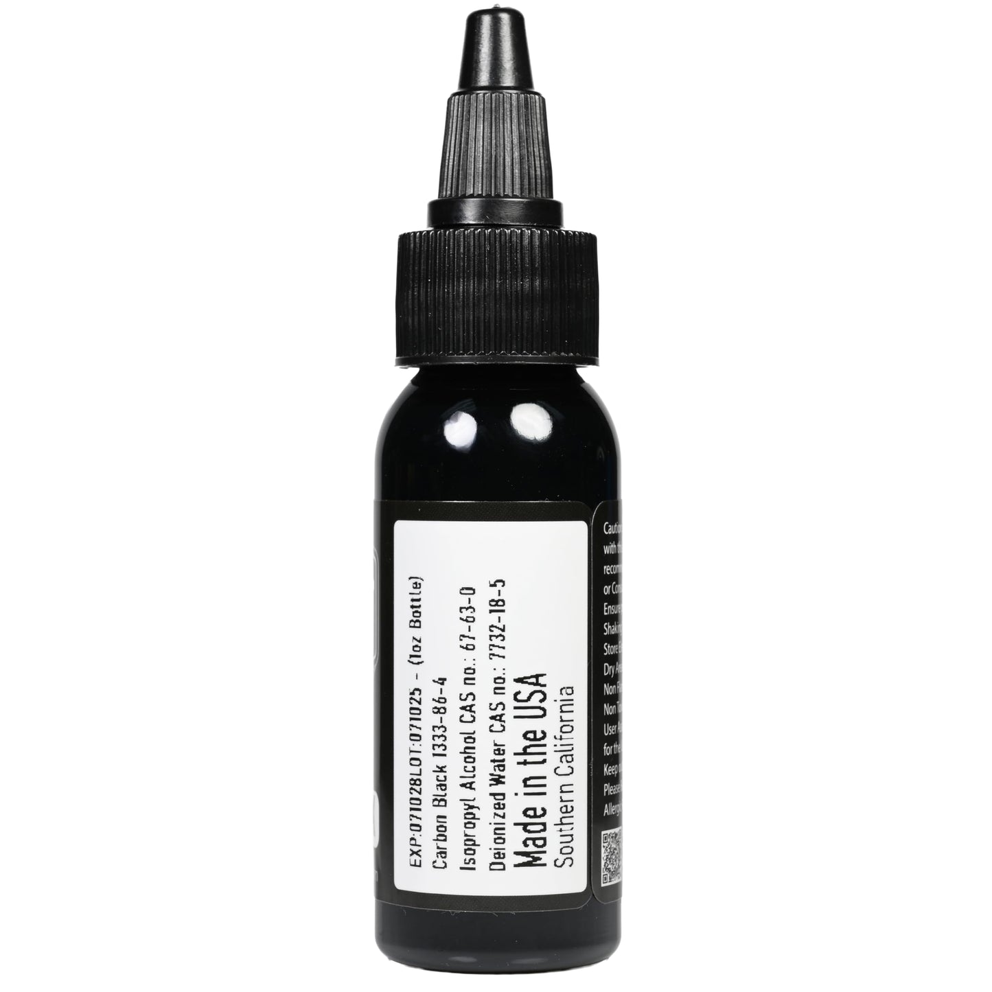Element Tattoo Supply Nighthawk Black Tattoo Ink - Permanent Solid Black Color for Outlining, Shading & Blending, Professional Grade, Vegan, Non-Toxic & Safe for Human Skin, 1 oz Bottle