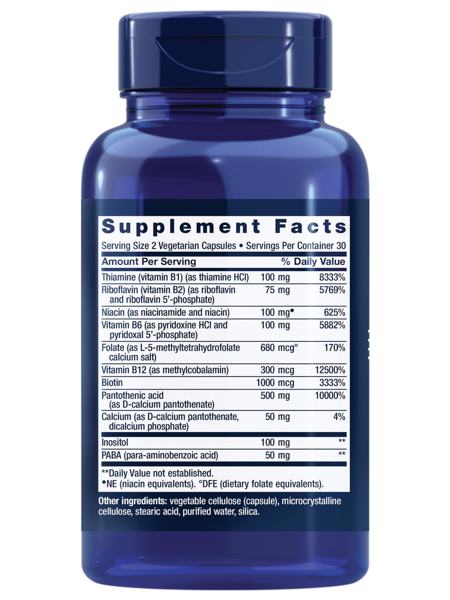 Life Extension BioActive Complete B-Complex, Heart, Brain and Nerve Support, Healthy Energy, Metabolism, Complete B Complex, 60 Vegetarian Capsules