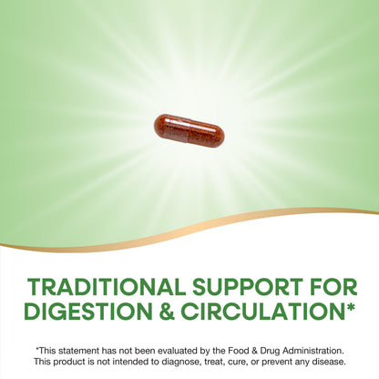 Nature's Way Cayenne Pepper Capsules, Traditional Digestion & Circulation Support*, Capsaicin, Non-GMO Project Verified, Gluten Free, 180 Vegan Capsules (Packaging May Vary)