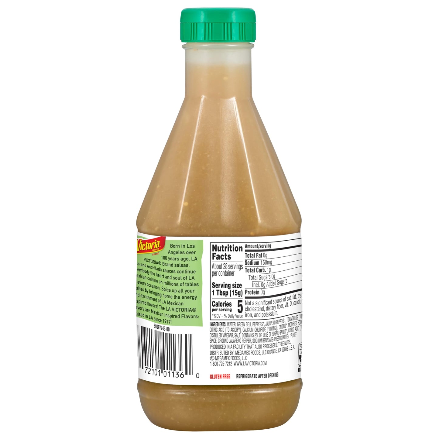 La Victoria Green Taco Sauce, Mild, 15 oz